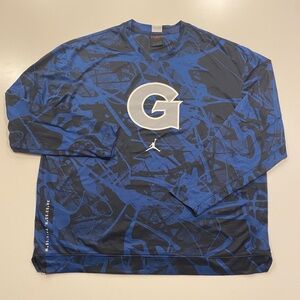 Jordan Brand Long Sleeve Basketball Shirt Size XL - Georgetown Hoyas